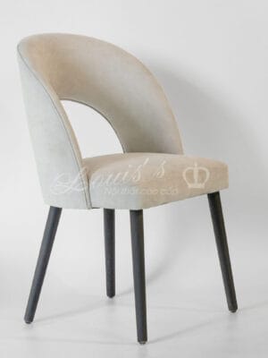 GHẾ COLLINS TRÒN BỌC VẢI NHUNG - HIỆN ĐẠI