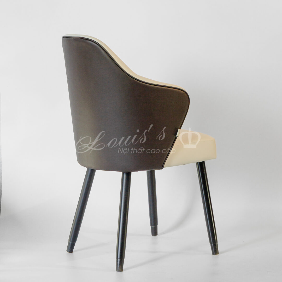 GHẾ LESLIE BỌC DA SIMILI 2 MÀU - HIỆN ĐẠI