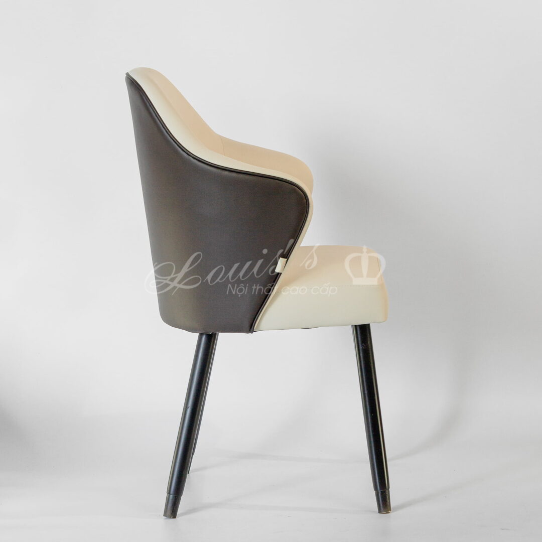 GHẾ LESLIE BỌC DA SIMILI 2 MÀU - HIỆN ĐẠI – ảnh 2