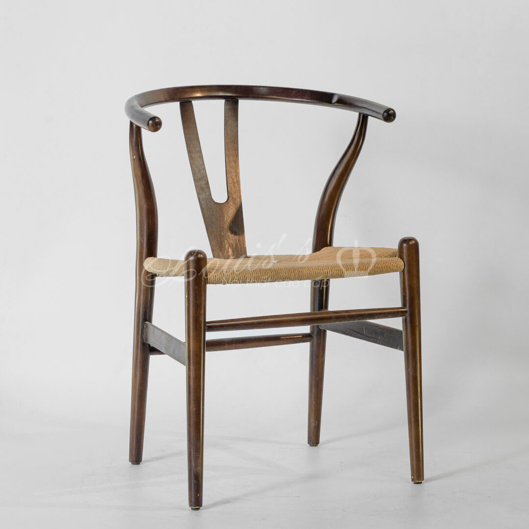 GHẾ WISHBONE NỆM ĐAN DÂY DẺ GAI - HIỆN ĐẠI